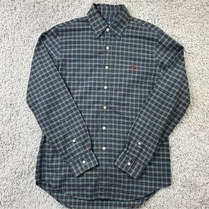 Ralph Lauren Shirt Mens Small Button Up Classic Plaid Business Casual Office